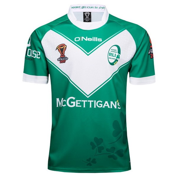 Camiseta Irlanda O'Neills RLWC 1ª 2017-2018 Verde